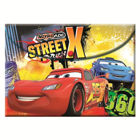 A4 Disney Cars Street X Plastic Folder with Button £0.99